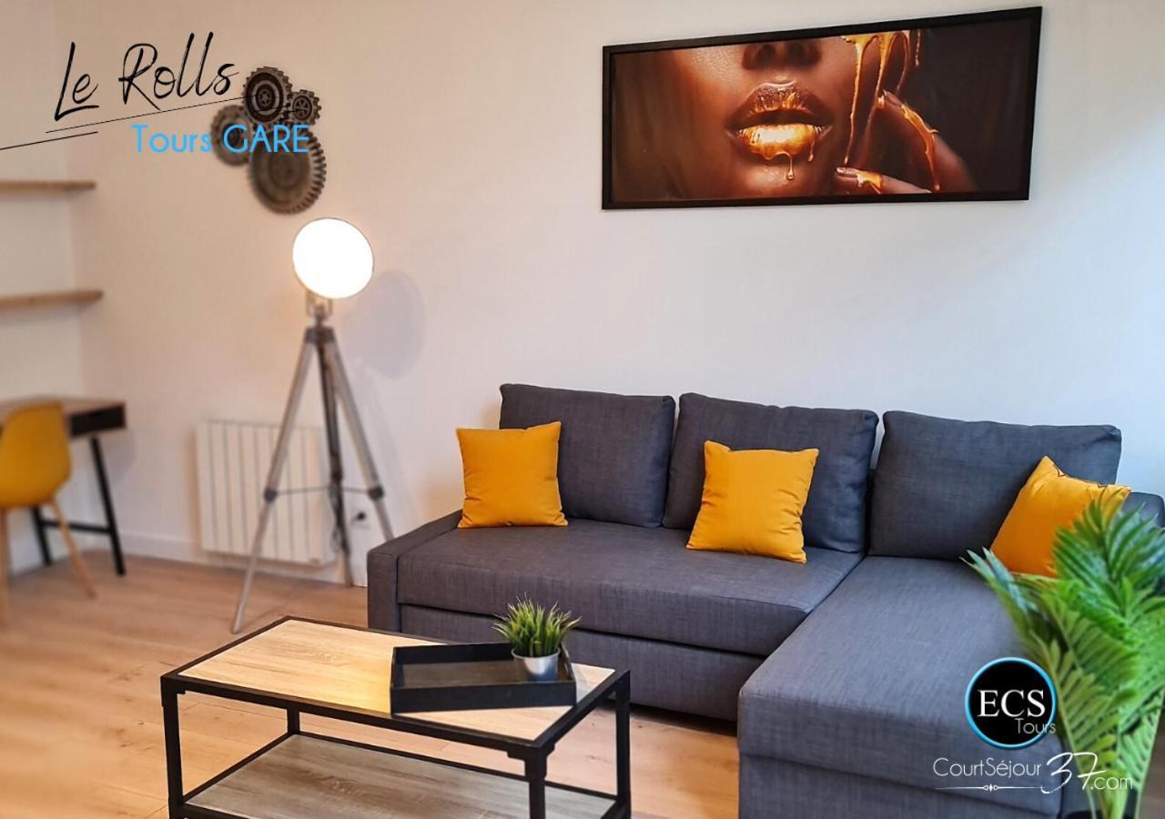 "Le Roll'S" - 1 Chambre - 5 Couchages - Calme - Terrasse - Parking Prive Tours Exterior foto