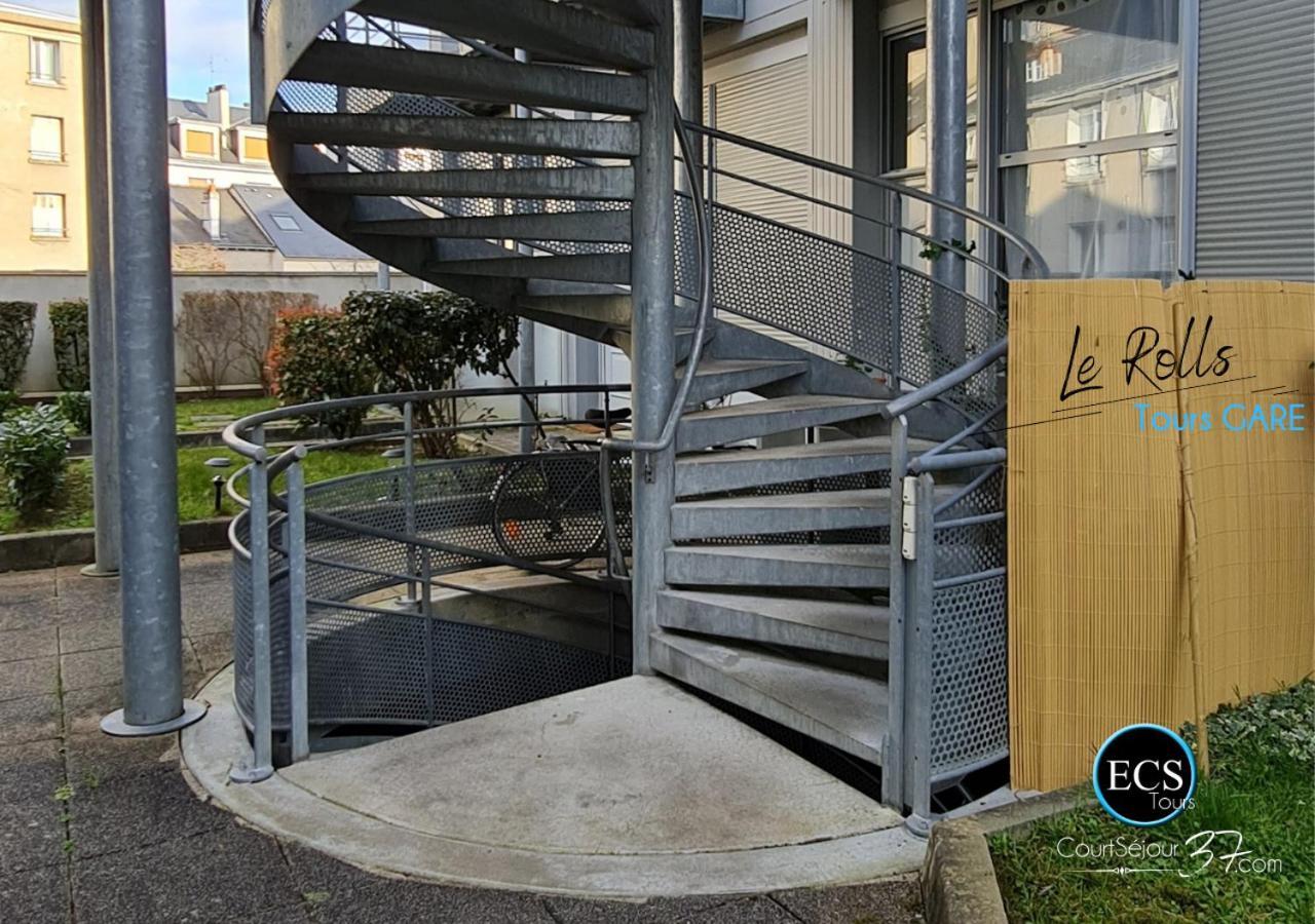 "Le Roll'S" - 1 Chambre - 5 Couchages - Calme - Terrasse - Parking Prive Tours Exterior foto