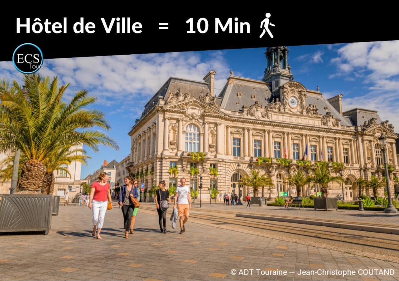 "Le Roll'S" - 1 Chambre - 5 Couchages - Calme - Terrasse - Parking Prive Tours Exterior foto