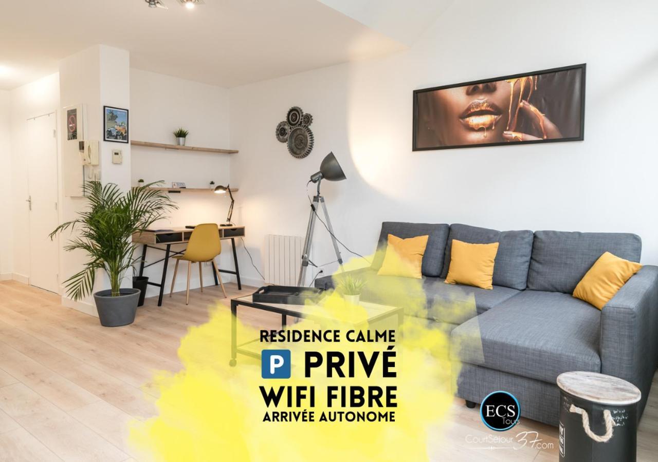"Le Roll'S" - 1 Chambre - 5 Couchages - Calme - Terrasse - Parking Prive Tours Exterior foto
